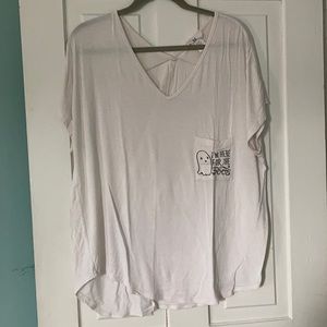 —Large Here for the Boos Amelia James v Neck